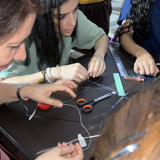 Hands at work in a TIKVA artisan training class